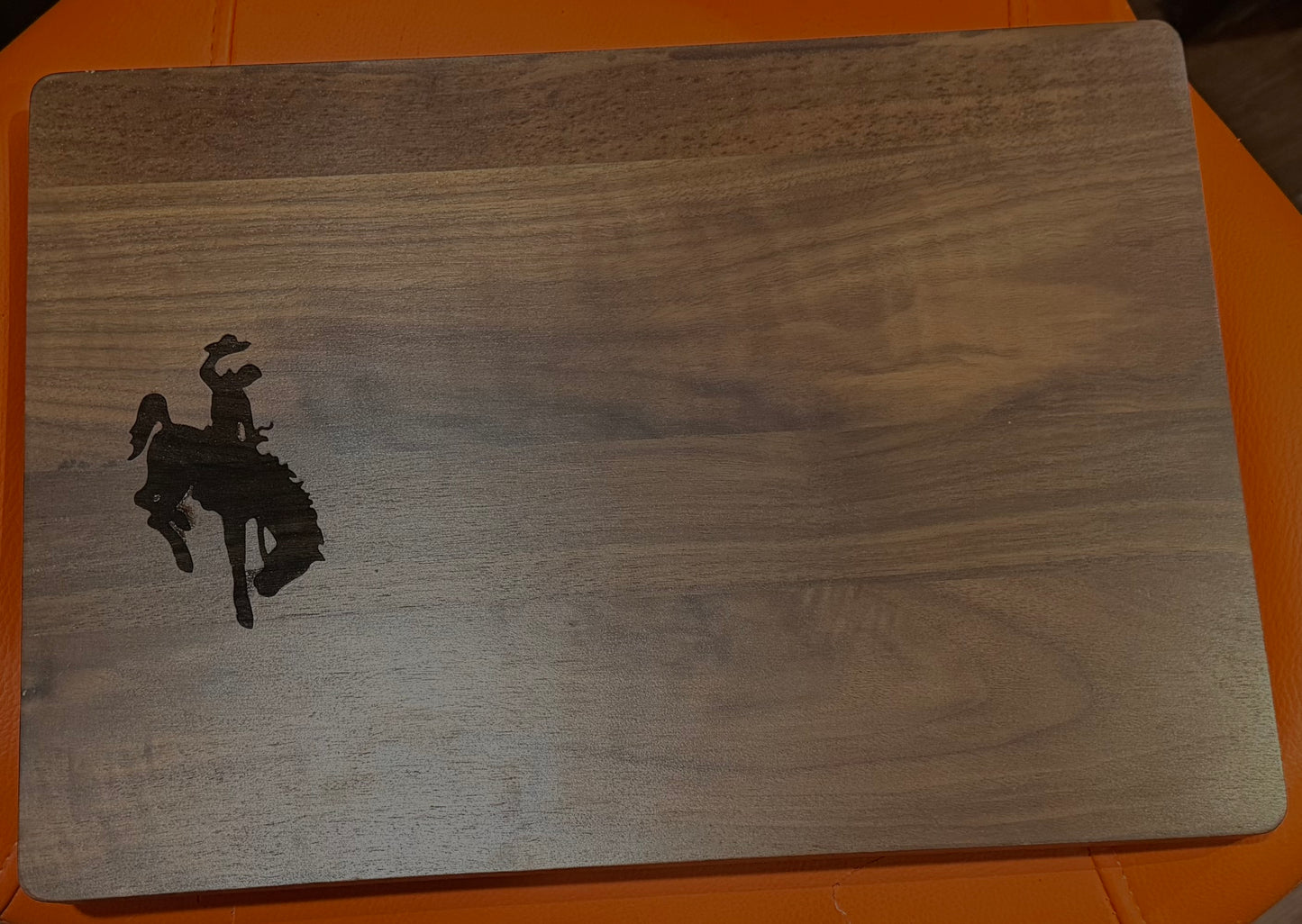 Bucking Bronco Walnut Cuttingboard