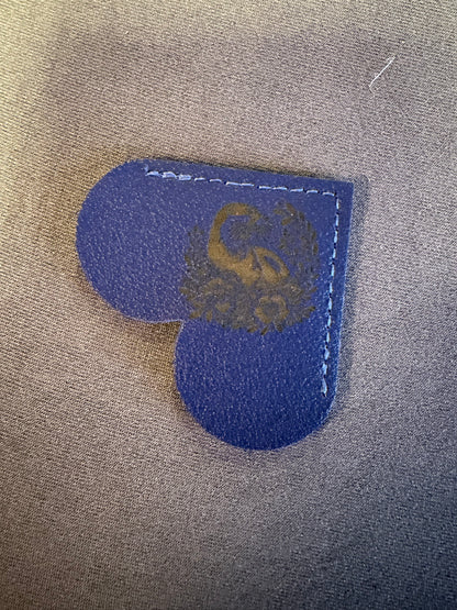 Leather Corner Bookmark with engraved