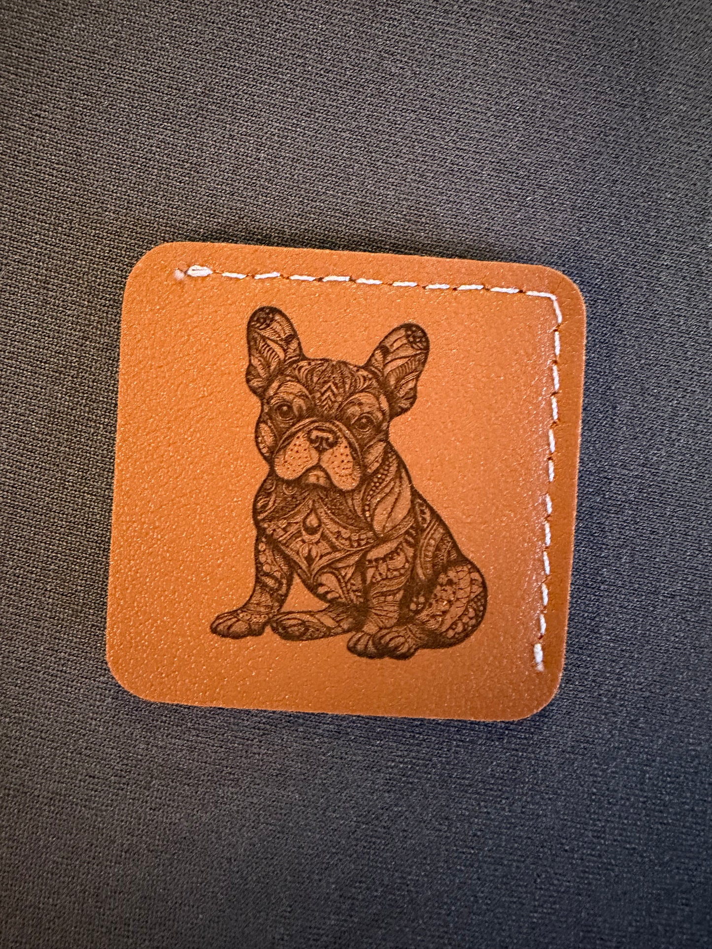Leather Corner Bookmark with engraved