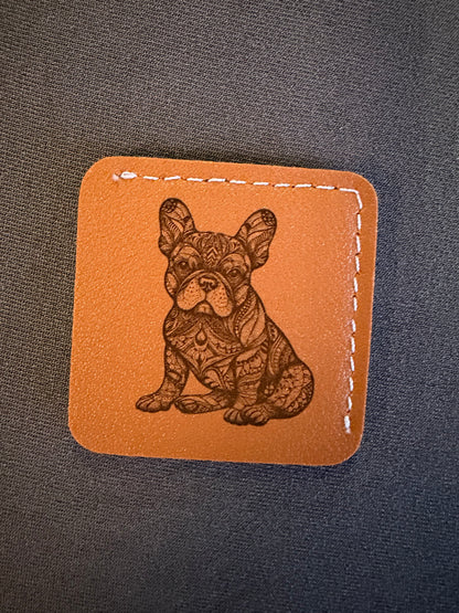 Leather Corner Bookmark with engraved