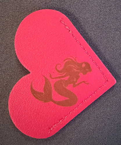 Leather Corner Bookmark with engraved