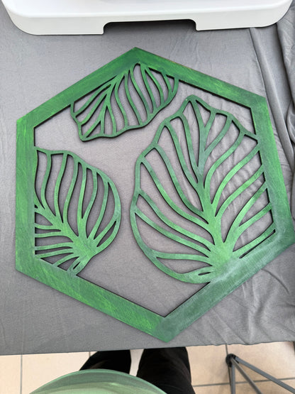 Dual sided leaf