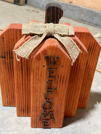 Wooden Pumpkin