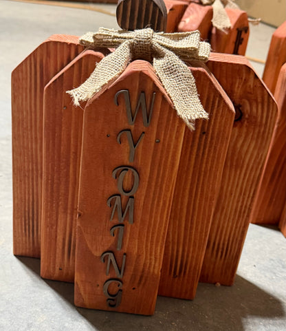 Wooden Pumpkin