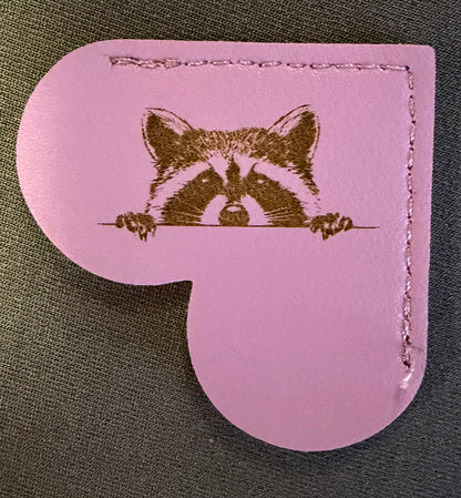 Leather Corner Bookmark with engraved