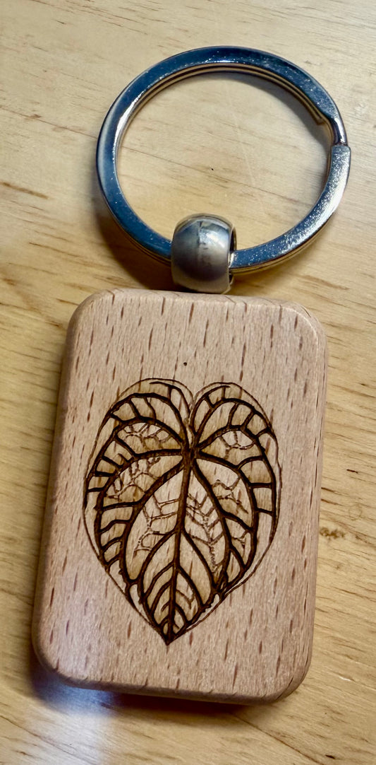 Anthurium keychain